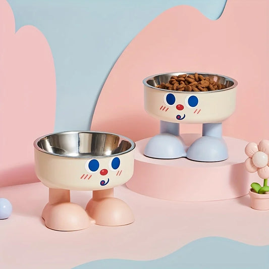 Elevated Stainless Steel Pet Bowl - main product photo