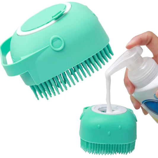 Compact Silicone Shampoo Brush - main product photo