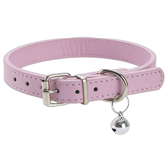 Leather Bell Collar for Dogs - main product photo