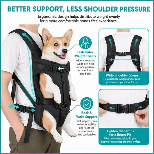 Front-Carry Pet Backpack - main product photo