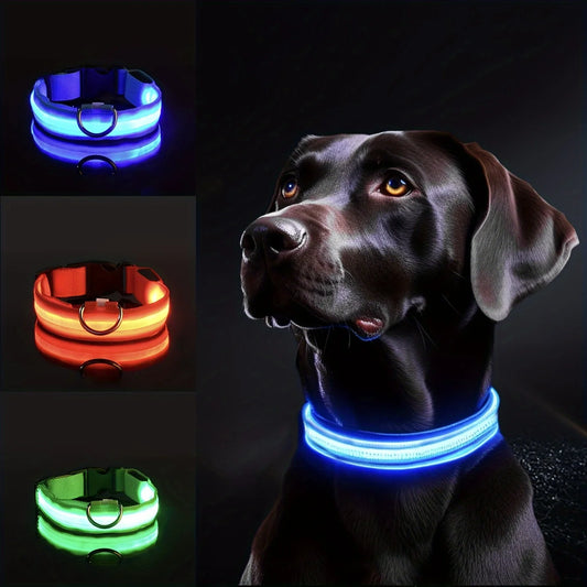 Reflective LED Dog Collar - main product photo